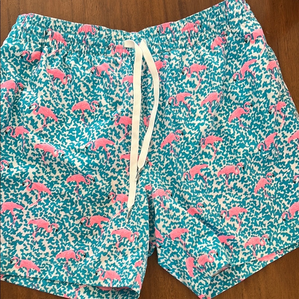 Chubbies Pink Flamingo Swim Shorts